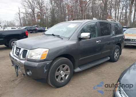 2007 Nissan Armada Le из США, поврежденный, VIN 5N1AA08C77N707847